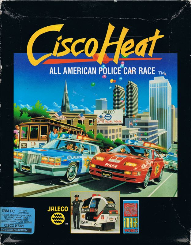 Cisco Heat box art for Commodore 64
